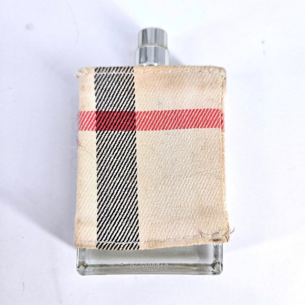 EMPTY Burberry London Eau de‎ Parfum Bottle 50ml 1.7oz Nova Check Fabric Wrap